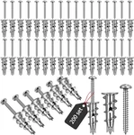 400 Pcs Zinc Self Drilling Drywall Anchors With Screws Kit Metal. Fixed Price $42.79.