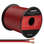 Viabrico 12GAUGE 100FT Electrical Wire Cable Conductors Red Black Hoo.... Fixed Price $25.37.