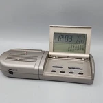 Sharper Image Design Travel Companion Alarm Clock With Intruder Tested. Fixed Price $9.73.