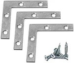 Framing Hardware 12 Pack Heavy Duty 2.5 X Zinc Plated Steel L-type Corner Br. Fixed Price $18.97.