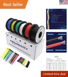 Fermerry 22 Awg Stranded Wire Spool 25FT Each 6 Colors Flexible Gauge Silicon. Fixed Price $35.09.