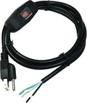 Filshu 6FT 18 Gauge 3 Prong Power Cord Cable With Off Black,. Fixed Price $22.38.