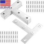 12PCS Shaped Mending Plate, 3.1" X Stainless Steel Flat Corner Brackets,. Fixed Price $16.18.