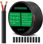 Gosdeng Gauge Conductor Electrical Wire, 18AWG-2C Pvc Cord, 12V/2 New. Fixed Price $16.99.