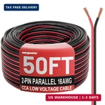 Energeaster Gauge Wire, 16AWG Automotive Electrical 50FT 2 Conductor Red. Fixed Price $16.23.