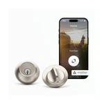 Level Lock Smart Matter-over-thread Deadbolt Apple Home Ios Satin Nickel. Fixed Price $189.99.