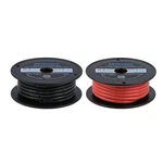 Bntechgo 8 Gauge Silicone Wire Spool Red And Black Each 25FT Flexible Awg Stra. Fixed Price $100.06.