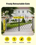 Double Folding Security Gate, 125.98 X 63.19 (w H). Fixed Price $190.16.