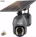 Soliom Outdoor Solar Powered Pan & Tilt 4G Lte 1080P Security Camera. Fixed Price $69.99.