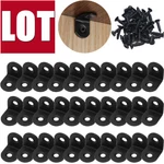 Black Bracket Corner Brace Sets Stainless Steel Home 90 Degree Right Angle Lot. Fixed Price $17.55.