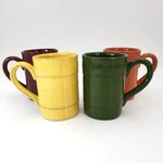 Set Of American Atelier Home Seville Mugs Ironstone 5243 Multi Colored. Fixed Price $29.99.