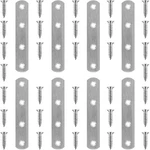 8 Pack Flat Straight Brace Brackets 4 Inch Stainless Steel Mending Plates Rep.... Fixed Price $17.75.