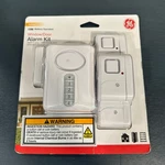 New - Ge Indoor Window Battery Operated Audible Security Alarm Kit, 36017. Fixed Price $15.00.