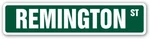 Remington Street Sign Childrens Name Room Indoor/outdoor 30" Wide. Fixed Price $34.13.