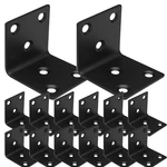 20PCS Stainless Steel Angle Brackets, 1.5"X1.5"X1.5" Black For Woo.... Fixed Price $27.81.