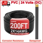 Electrical Wire 2CONDUCTORS Black Cable Hookup Led Lighting Strips Flexible. Fixed Price $32.98.