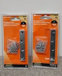 2 New Hillman Hardware Essentials Mending Plates 4" Zinc / 851678. (03). Fixed Price $17.99.