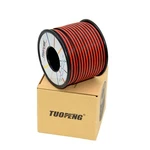 200 Feet Gauge Black Red Silicone Wire Conductor Flexible Tinned Copper. Fixed Price $28.50.
