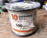 Southwire 22973237 Simpull Thhn Or THWN-2 Standard Wire, Gauge, 100' Per R.... Fixed Price $44.98.