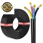 Energeaster 18 Gauge Wire,automotive WIRE,4 Conductor 100FT, Black. Fixed Price $51.98.
