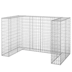 Gabion Wall For Garbage Bins Galvanized Steel Stone Basket Cage Vidaxl. Fixed Price $198.99.