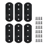 Tulead Black 4-HOLE Brace Melding Plates Straight 3.7"X1.5",. Fixed Price $20.41.