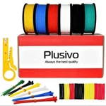 Plusivo 20 Awg Hook Up Wire Kit 600V Tinned Stranded Silicone Of Colors. Fixed Price $26.99.
