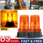 2X Amber Led Rotating Strobe Light Rooftop Flash Beacon Warning Lamp Usa. Fixed Price $21.99.