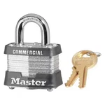 Master 3KA-0464 Padlock, Keyed Alike, Standard Shackle, Square Steel Body,. Fixed Price $14.15.