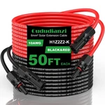 Oududianzi Solar Extension Cable 50FT, Wire 10AWG, Gauge Tinned Copp.... Fixed Price $116.99.
