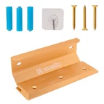 Xaxaillo The Blockade - Door Barricade W/ Storage Hook; Antique Brass. Fixed Price $44.99.