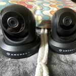 Amcrest IPM-721B 720P Wireless Pan/tilt Indoor Black Security Cameras Pack. Fixed Price $70.00.