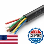 Deka Heavy Duty 14 Gauge 7 Way Conductor Wire Rv Trailer Cable Cord 30EAST Penn. Fixed Price $86.88.