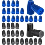40PCS Waterproof Outdoor Wire Electrical Connectors,sealant Twist Nuts Caps C.... Fixed Price $14.46.