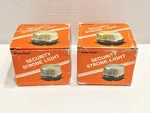 (lot Of 2) Vintage Radio Shack Security Strobe Lights 49-527. Fixed Price $29.00.