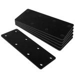 Ottff Pcs Black Flat Straight Mending Plate, 6-1/2" X 2-5/8" Steel. Fixed Price $37.35.
