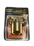 Vtg 70'S Ideal Security Brass Key Window Lock SK150 Heavy Duty New Old Stock Usa. Fixed Price $5.99.