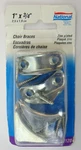 Chair Braces 1" X 3/4" Leg N229-112 National Steel Zinc Plated V120, Pcs. Fixed Price $5.49.
