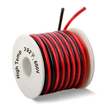 Gauge D)16 Awg Silicone Wire 50FT -25FT +20FT Red, Black,red. Fixed Price $25.91.