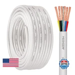 Mookeerf 18/6 Shielded Wire 18AWG Conductor 50FT Plenum Cable White. Fixed Price $81.02.