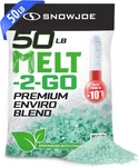 Premium Enviro Blend Melt, Green-coated Deicer Crystals, Safer Melte. Fixed Price $79.99.