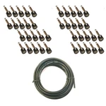Kurrent Electric 40 Connectors & 12FT. Roll For Custom Solderless Cables. Fixed Price $99.00.
