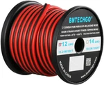 12 Gauge Flexible Conductor Parallel Silicone Wire Spool Red Black High Resist. Fixed Price $92.94.
