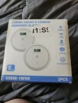 2 Ecoey Wireless Dual Sensor Carbon Monoxide Smoke Detector Combo- GS888-1RFDR. Fixed Price $40.00.