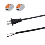 25FT Replacement Power Cord 18AWG Flat Shape Pigtail Prong Plug Polarized 2.... Fixed Price $27.71.