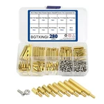 Xingyheng 280PCS M2.5 Brass Male-female Spacer Standoff Screw Nut Assortment Kit. Fixed Price $20.73.