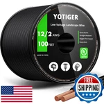 Yotiger Gauge 100FT Low Voltage Landscape Wire 12/2 Ul Certified Direct Buria. Fixed Price $96.76.