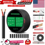 Gosdeng 14 Gauge Conductor Electrical Wire, Awg 2.08MM Pvc Cord, 12V/2. Fixed Price $20.63.