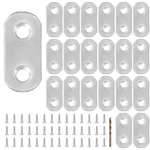 21PCS 1.42 X 0.63 Straight Flat Brace, Stainless Steel Sturdy. Fixed Price $18.54.