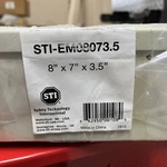 Enclosure 8"X7"X3.5" STI-EM08073.5 Metal Protective Cabinet, Ul Splice Box. Fixed Price $25.00.